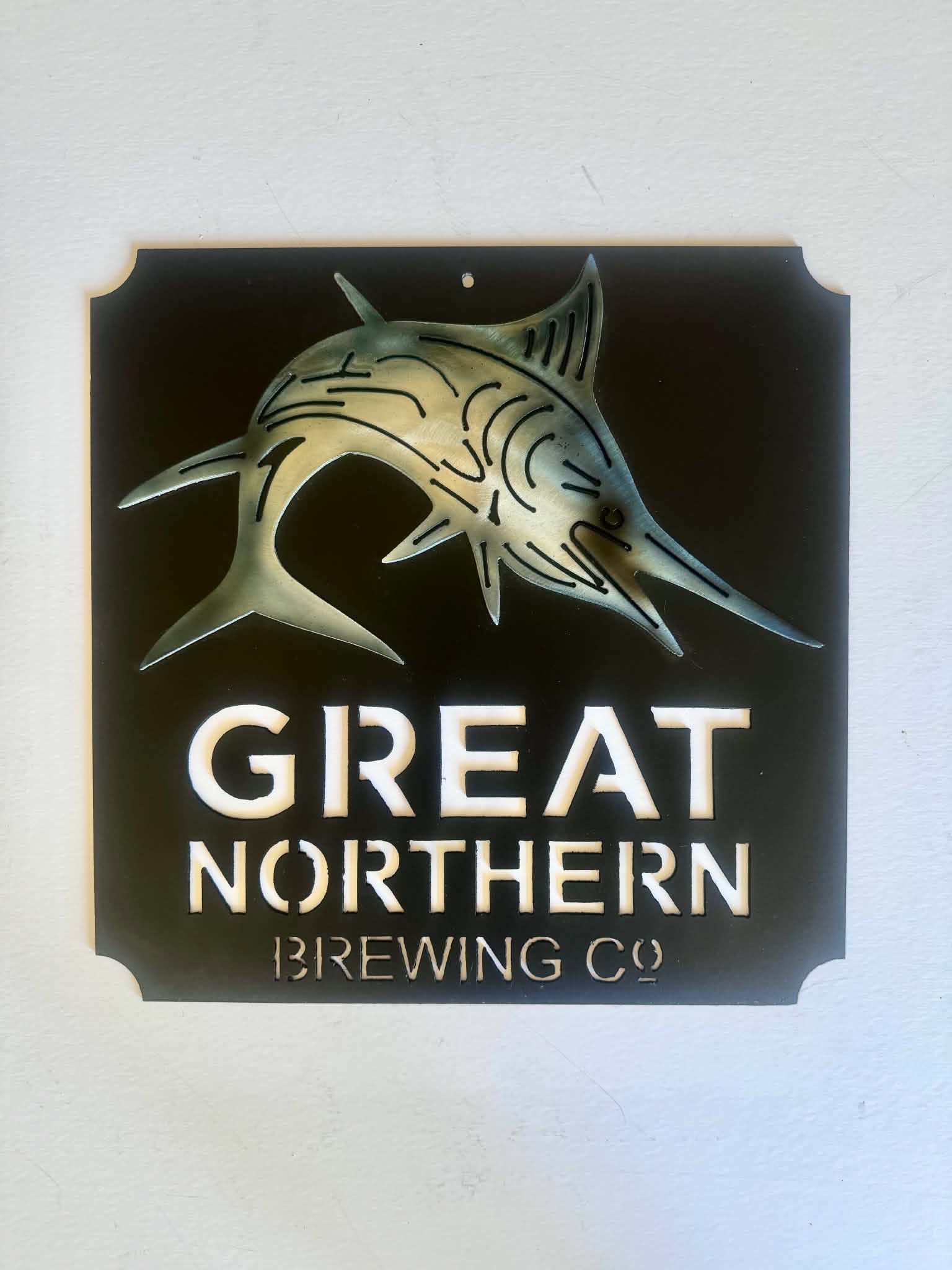 Great Northern metal sign by Rock DeSigns