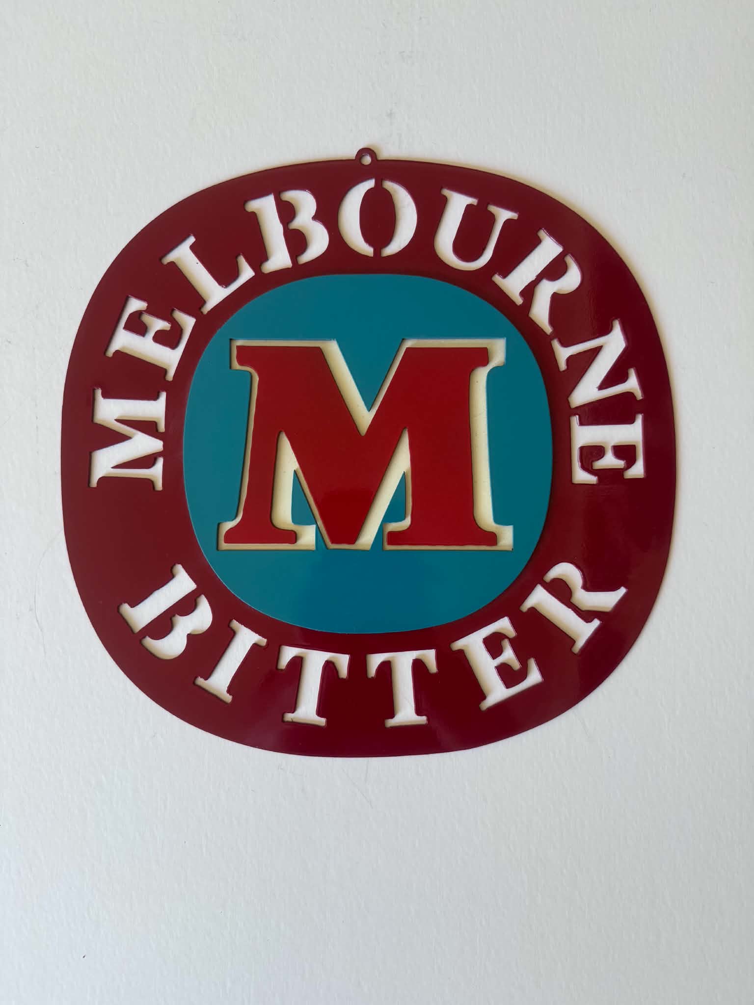 Melbourne Bitter metal sign by Rock DeSigns