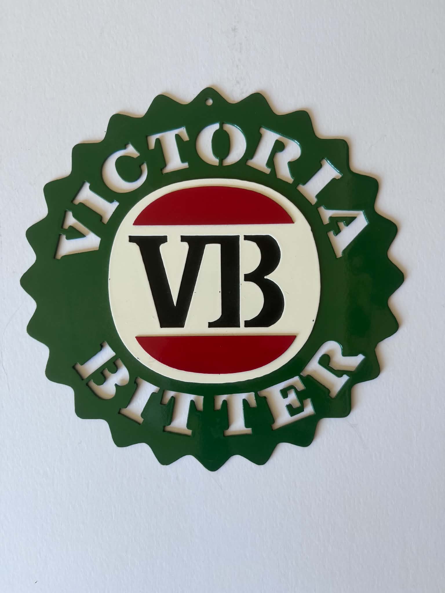 VB metal sign by Rock DeSigns