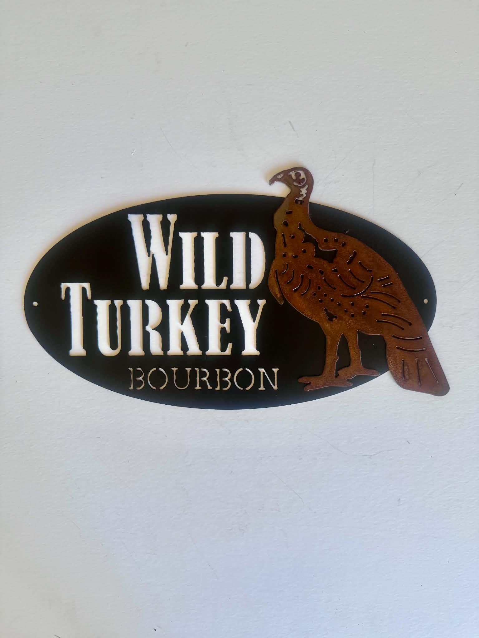 Wild Turkey metal sign by Rock DeSigns