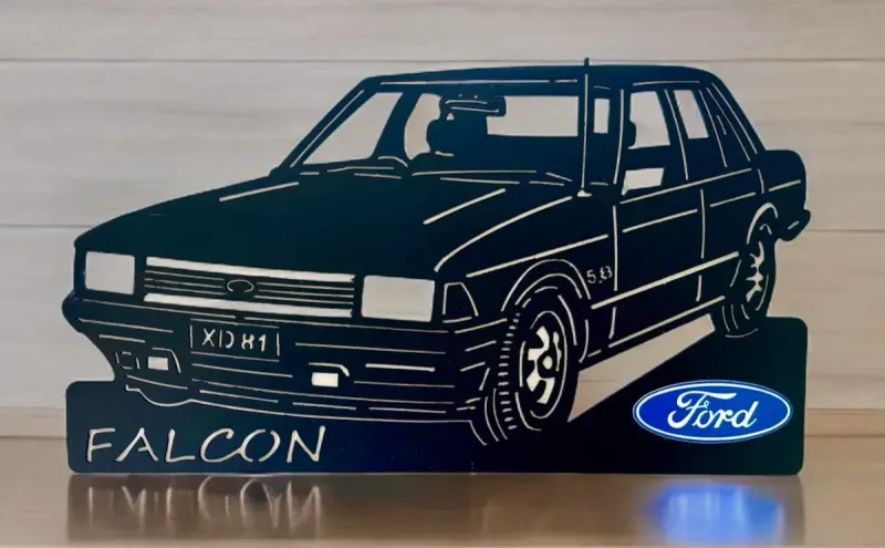 XD Falcon metal sign by Rock DeSigns