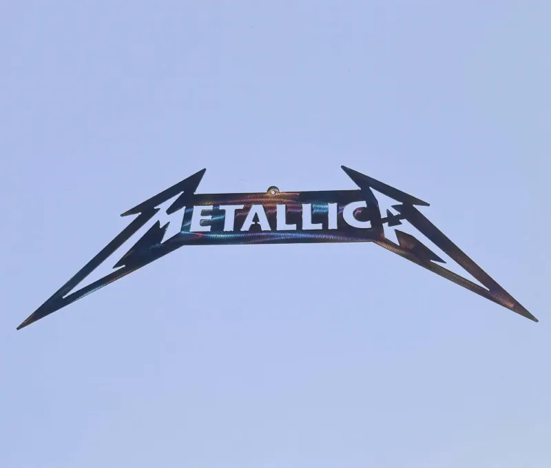 Metallica metal sign by Rock DeSigns