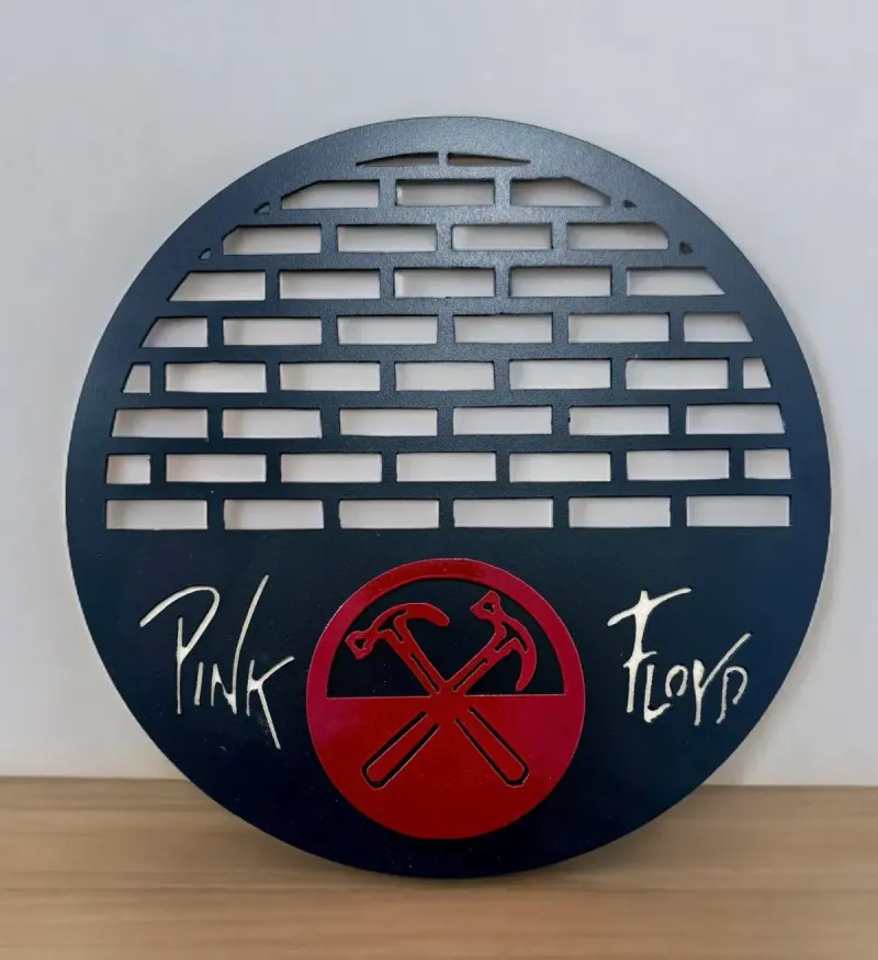 Pink Floyd 2 (small) metal sign by Rock DeSigns