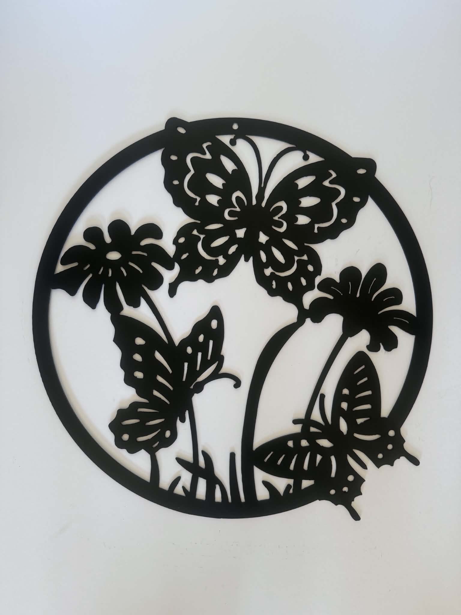 Butterflies metal sign by Rock DeSigns