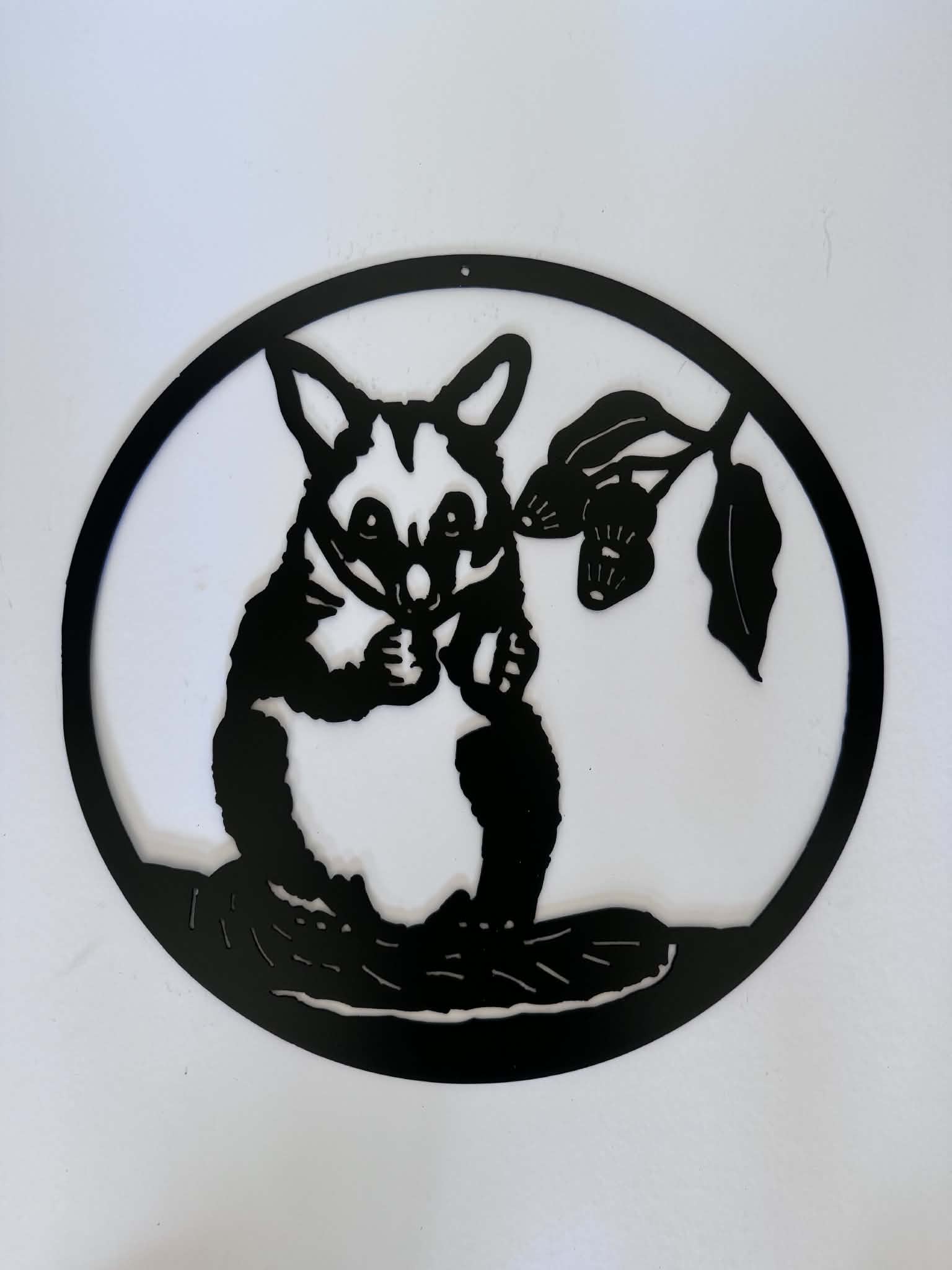 Possum metal sign by Rock DeSigns