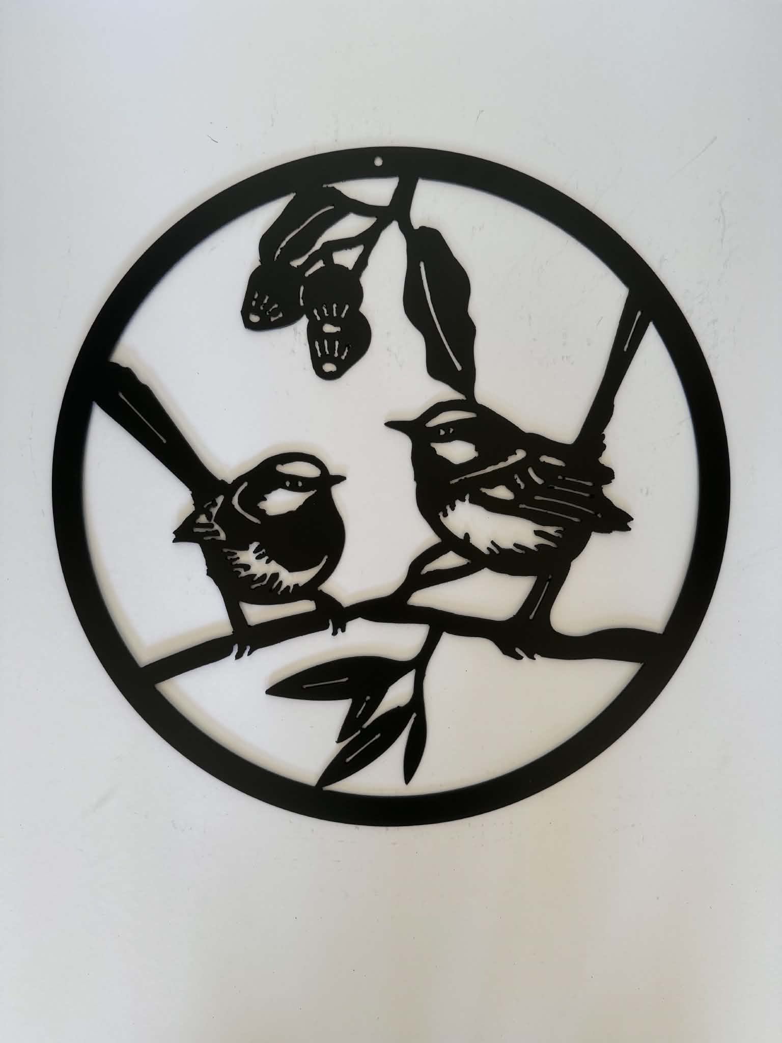 Wrens metal sign by Rock DeSigns
